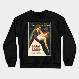 La La Land vintage poster Crewneck Sweatshirt